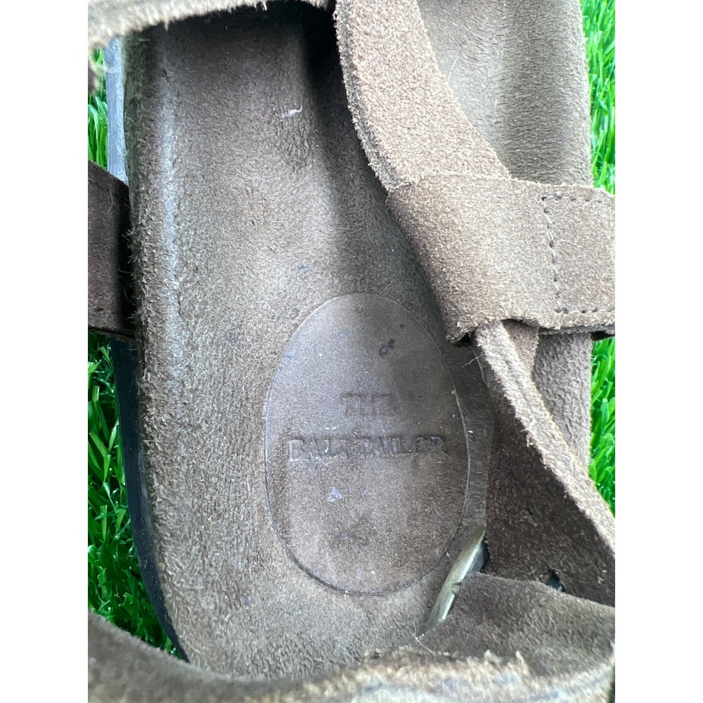 The Noa Sandal Cocoa Suede Strappy Sandals Women's Size 7 Adjustable Buckle‎ - Picture 5 of 6